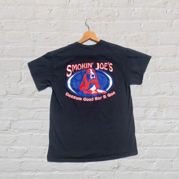 Unbranded Shirts Y2k Bbq Tshirt Double Sided Smokin Joes
